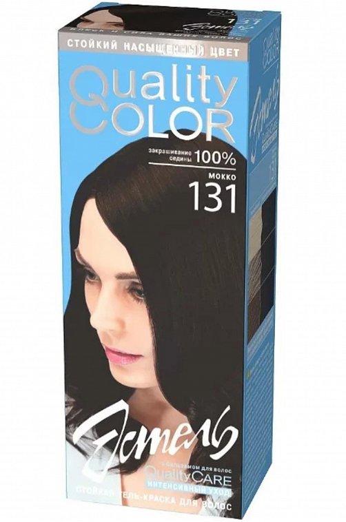 Стойкая гель-краска для волос Эстель Quality Color цвет мокко 115 мл Estel