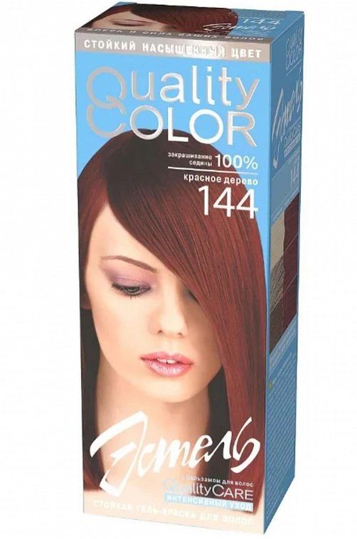 Стойкая гель-краска для волос Эстель Quality Color цвет красное дерево 115 мл Estel