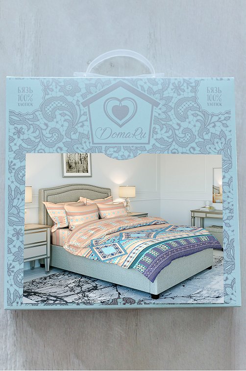 Постельное белье из бязи, евро, наволочки 70*70 DomaRu