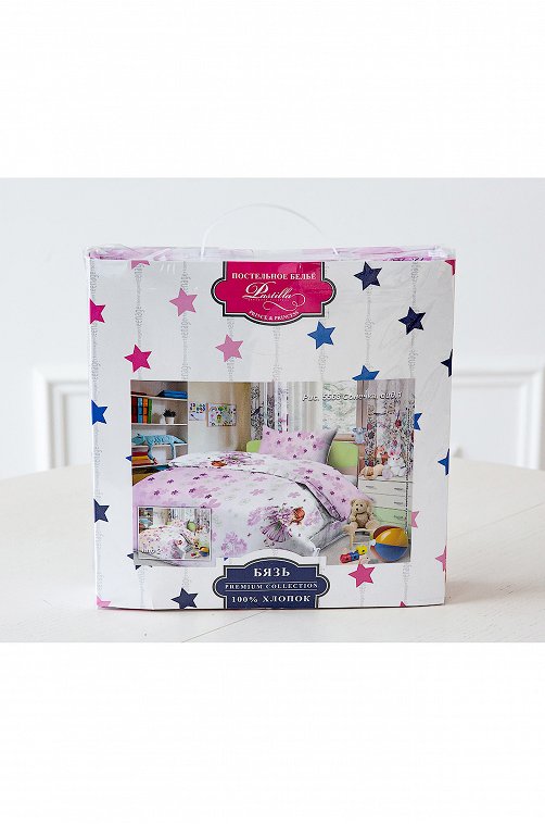 Детское постельное белье из бязи, 1,5 сп, наволочки 50*70 Pastilla