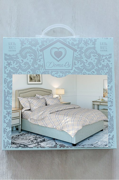 Постельное белье из бязи, евро, наволочки 70*70 DomaRu