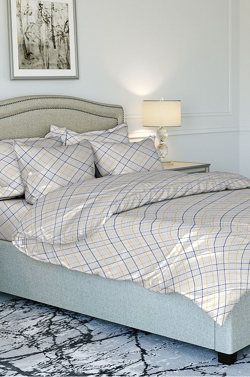 Постельное белье из бязи, евро, наволочки 70*70 DomaRu