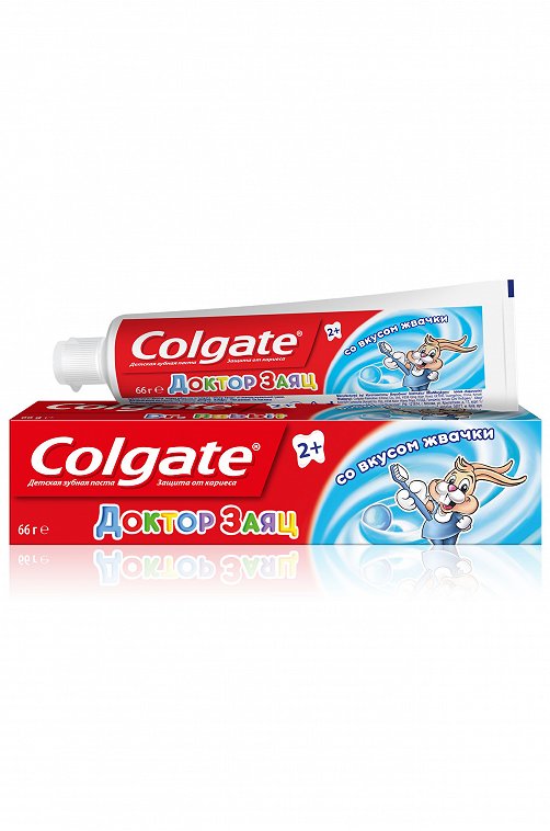 Детская зубная паста Доктор заяц со вкусом жвачки 2+ 50 мл Colgate