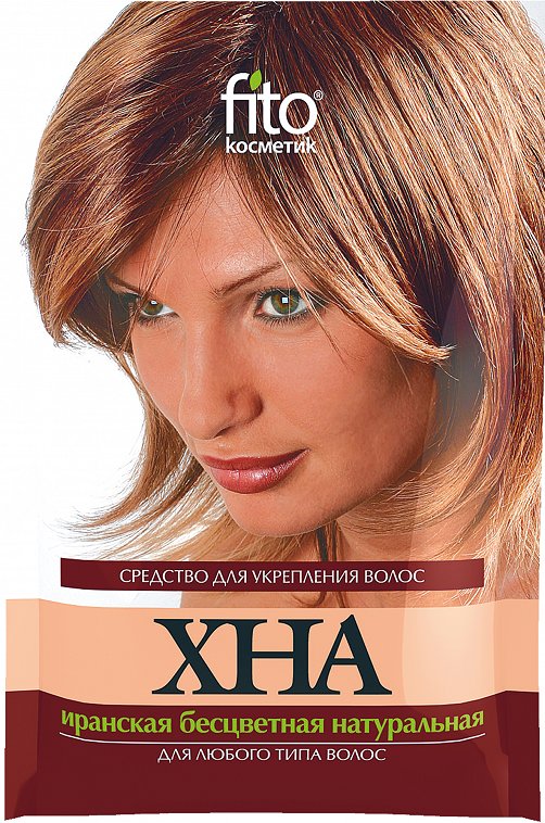 Хна иранская бесцветная натуральная для укрепления волос 25 г Fito косметик