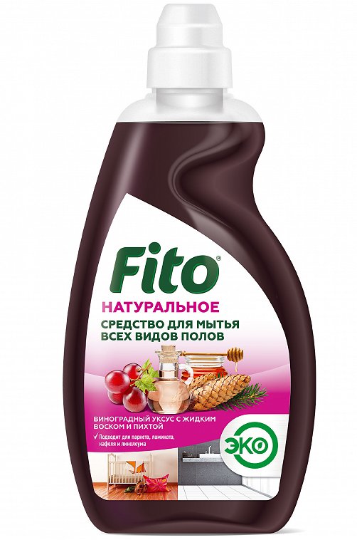Натуральное средство для мытья всех видов полов Народные рецепты 950мл Fito косметик