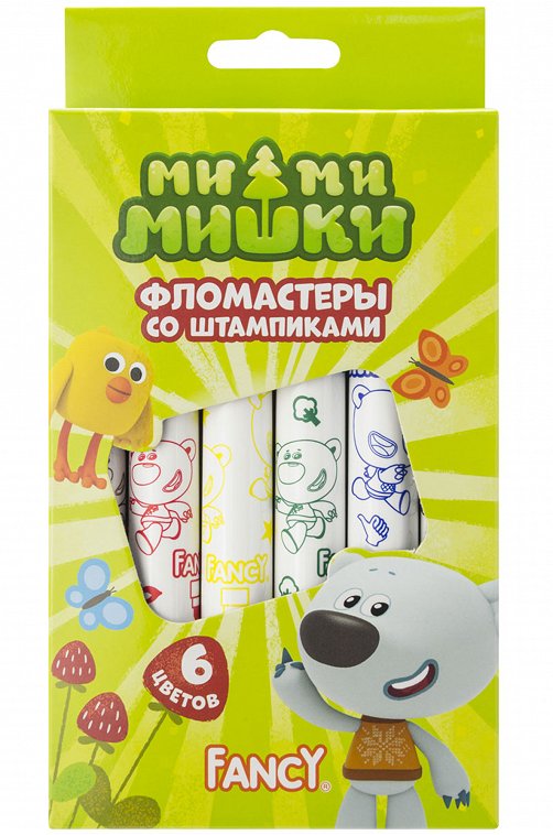 Фломастеры 6 цв. ACTION!