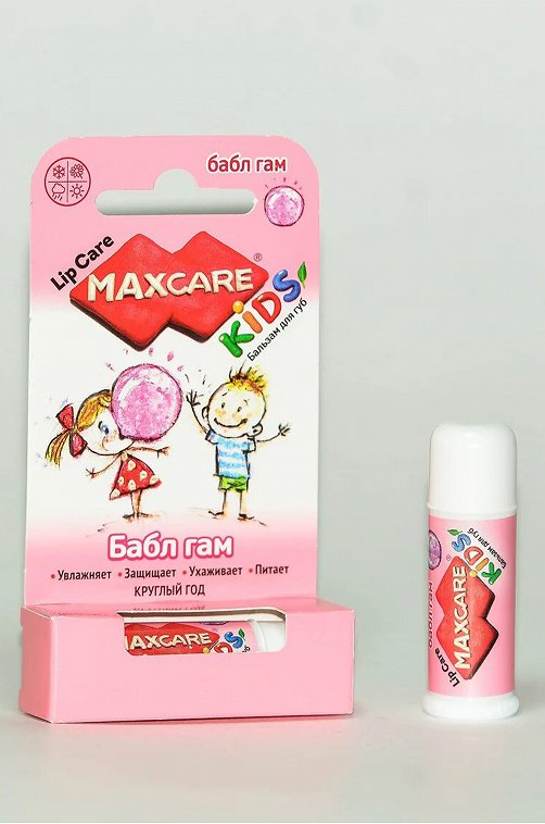 Бальзам для губ детский MaxCare Kids Бабл Гам 4,7 г Galant cosmetic