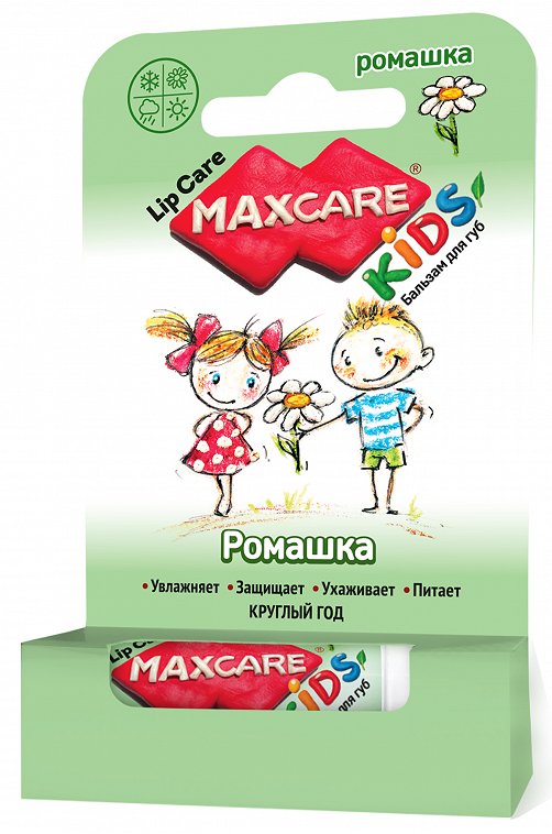 Бальзам для губ детский MaxCare Kids ромашка 4,7 г Galant cosmetic