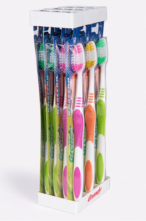 Зубная щетка средней жесткости Grendy