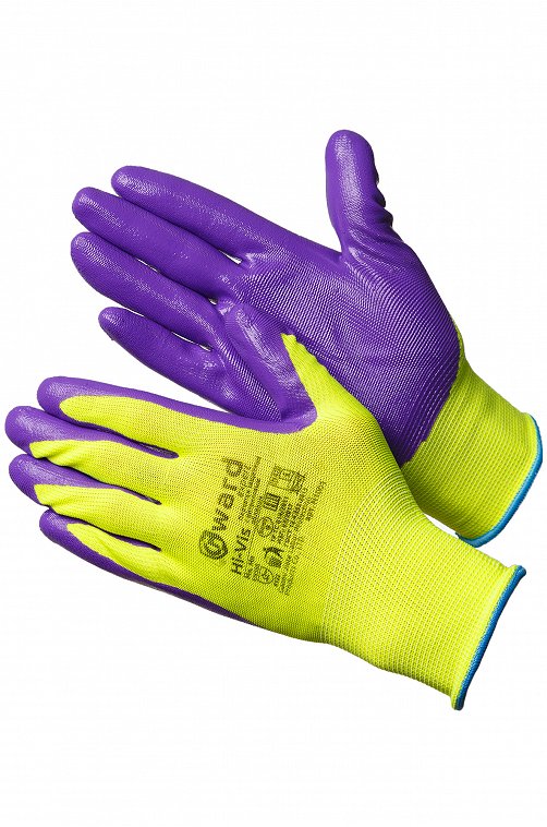 Нейлоновые перчатки с нитриловым покрытием Gward