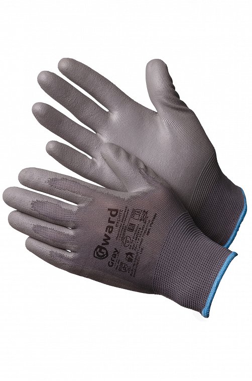 Нейлоновые перчатки с полиуретановым покрытием Gward