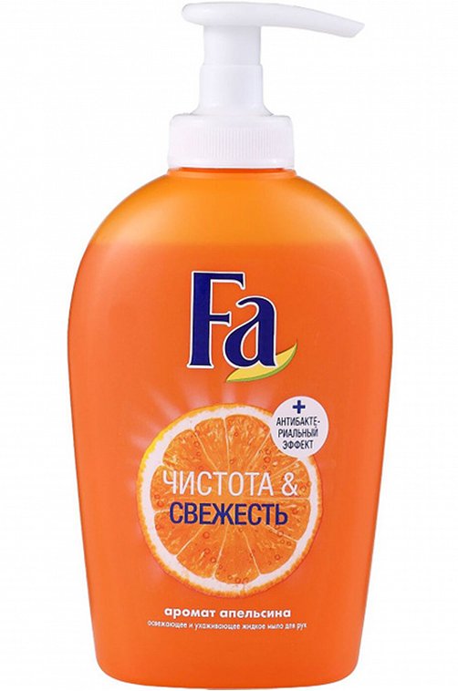 Мыло жидкое Чистота и свежесть аромат апельсина 250 мл Fa