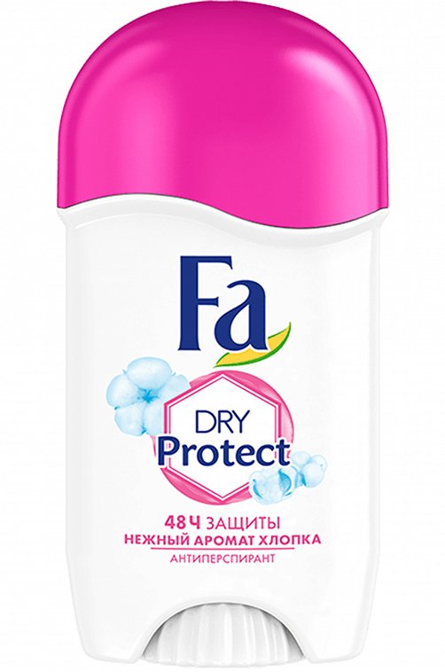 Антиперспирант-стик Dry Protect нежный аромат хлопка 50 мл Fa