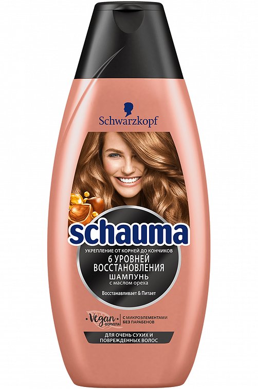 Мультиэффект-шампунь 6 уровней восстановления для очень сухих и поврежденных волос 225 мл Schauma