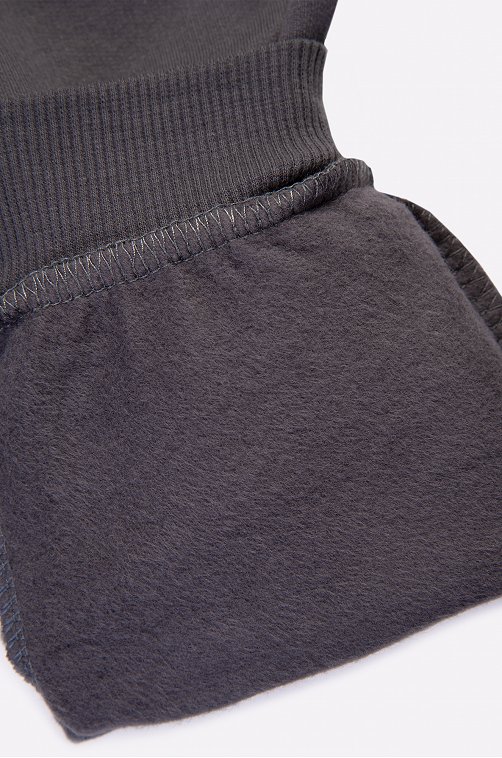 Утепленные брюки для мальчика Happy Fox 6654916 серый купить оптом вHappyWear.ru