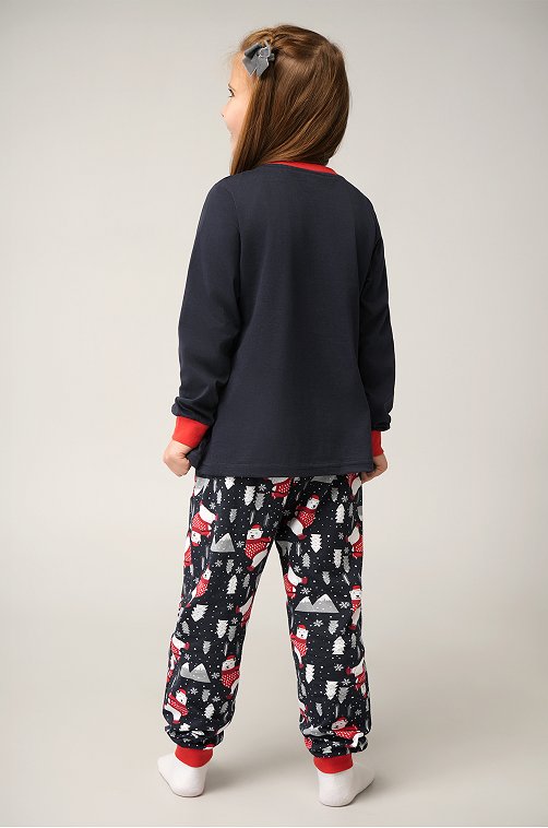 Детская новогодняя пижама Happyfox