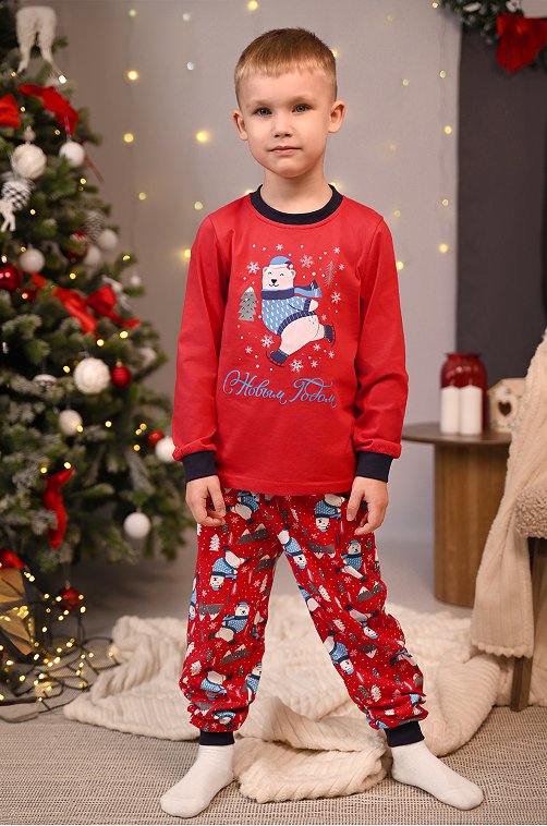 Детская новогодняя пижама Happyfox