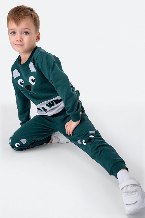 Костюм для мальчика из футера Happyfox