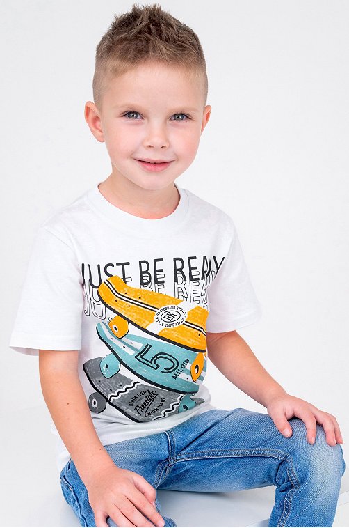 Детская хлопковая футболка Happyfox