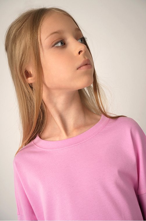 Лонгслив с двойным рукавом для девочки Happyfox