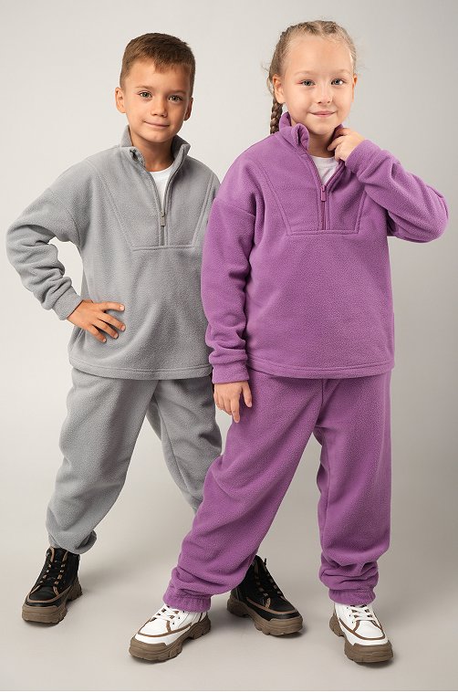 Флисовый костюм для девочки Happyfox