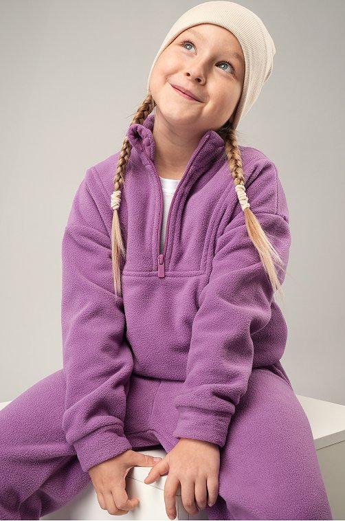 Флисовый костюм для девочки Happyfox