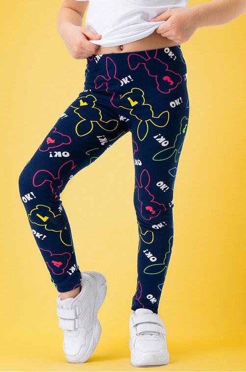 Набор лосин из бамбука для девочки 3 шт Happyfox