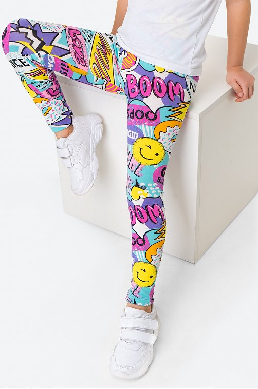 Набор лосин из бамбука для девочки 3 шт Happyfox