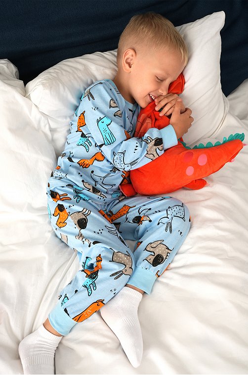 Хлопковая пижама для мальчика Happyfox