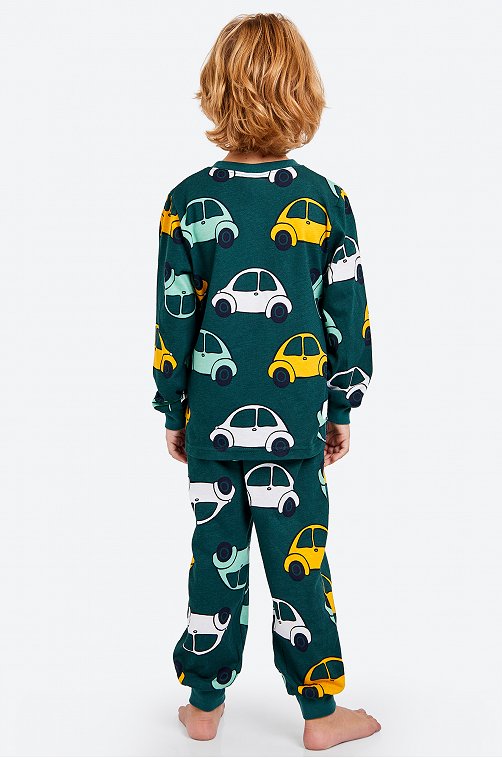Хлопковая пижама для мальчика Happy Fox