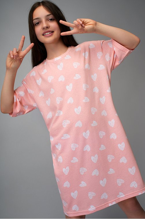 Туника оверсайз для девочки Happyfox