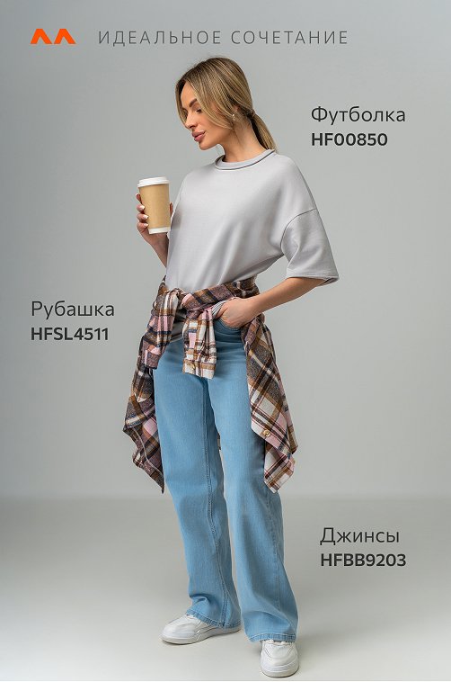 Женская футболка из футера Happyfox