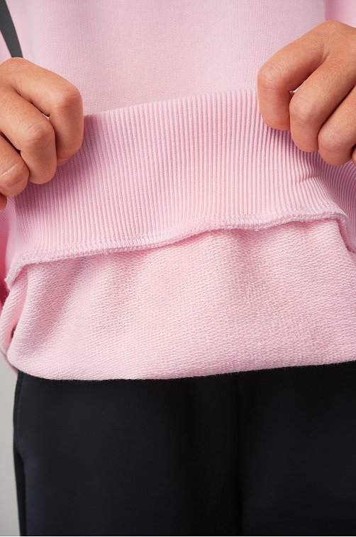 Свитшот оверсайз для девочки из футера трехнитки Happyfox