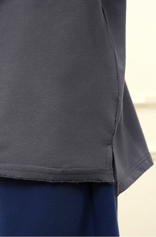 Мужская футболка оверсайз из футера двухнитки Happyfox