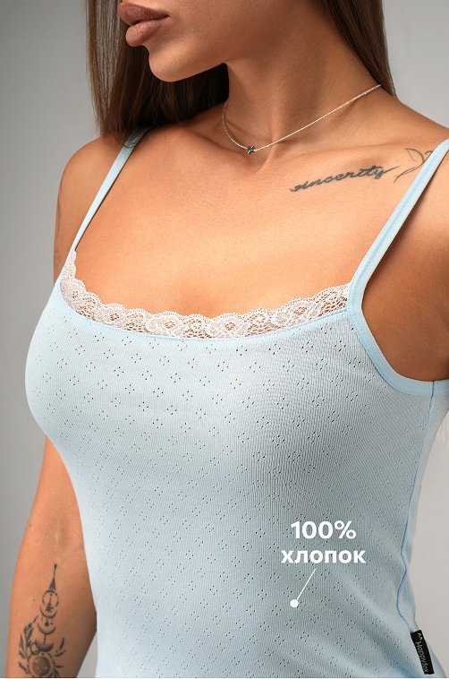 Женская пижама с шортами из ажурного хлопка Happyfox