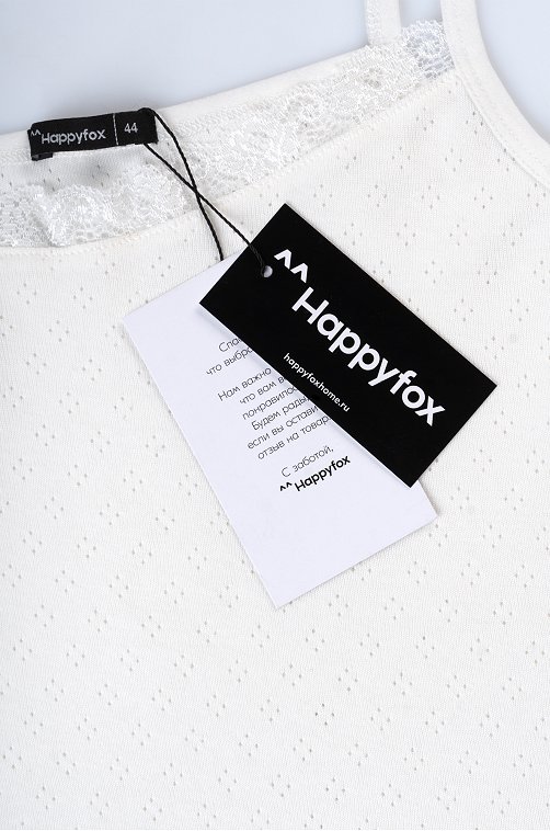 Женская пижама с шортами из ажурного хлопка Happyfox