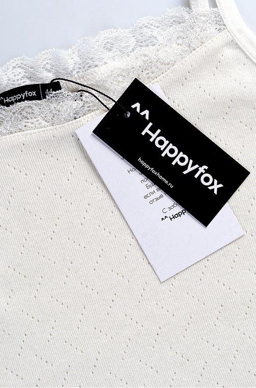 Женская пижама с шортами из ажурного хлопка Happyfox