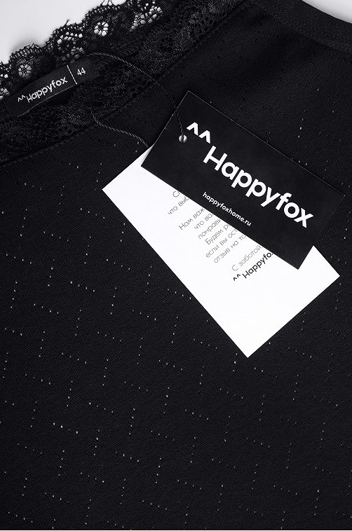 Женская пижама с шортами из ажурного хлопка Happyfox