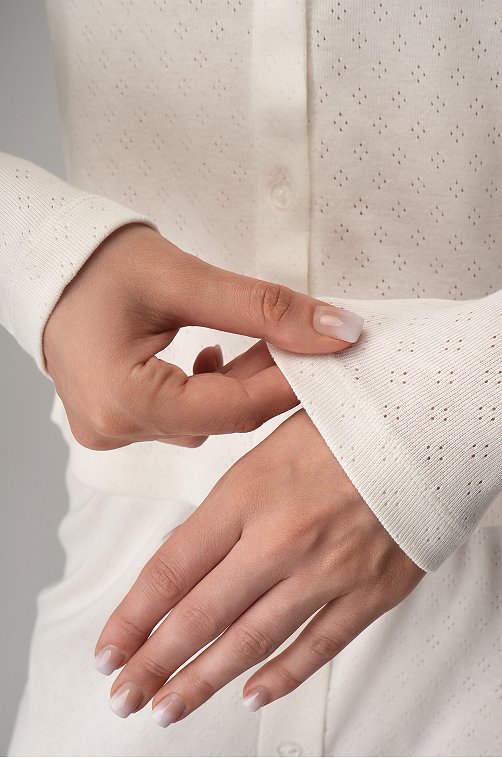 Женская пижама с брюками из ажурного хлопка Happyfox