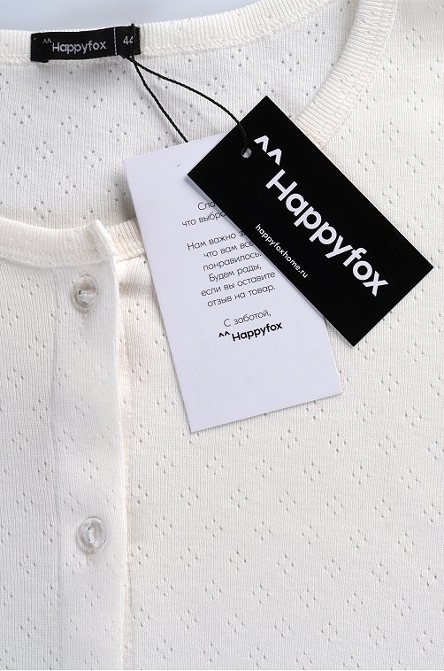 Женская пижама с брюками из ажурного хлопка Happyfox