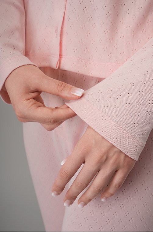 Женская пижама с брюками из ажурного хлопка Happyfox