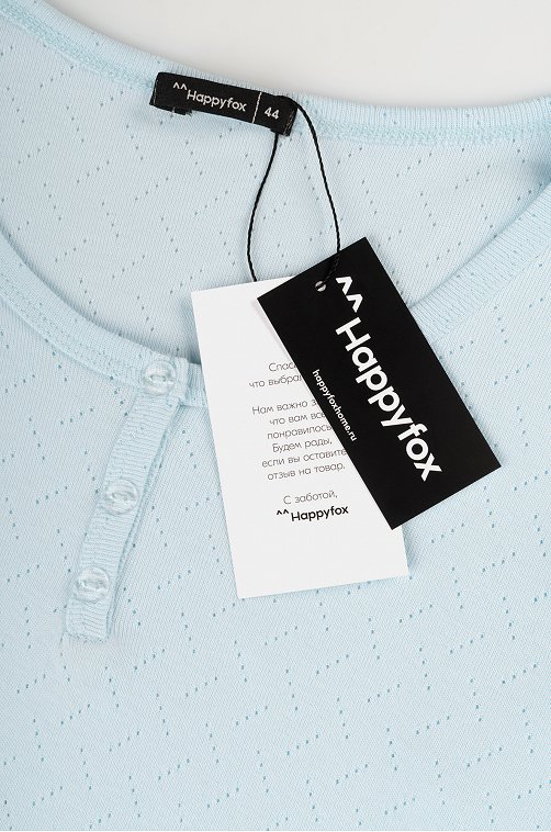 Женская пижама с брюками из ажурного хлопка Happyfox