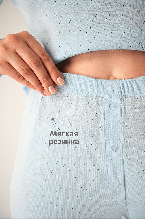 Женская пижама с брюками из ажурного хлопка Happyfox
