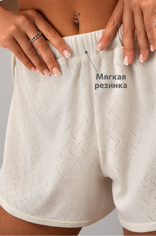 Женская пижама с шортами из ажурного хлопка Happyfox