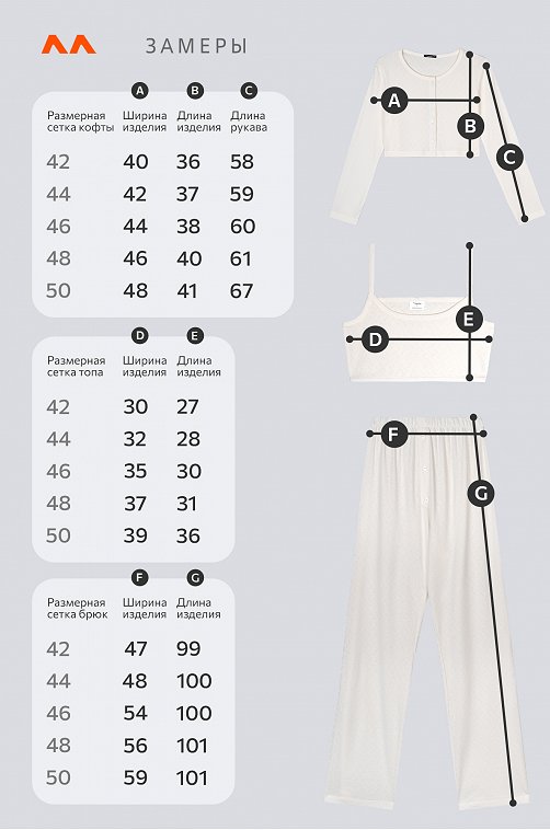 Женская пижама - тройка из ажурного хлопка Happyfox