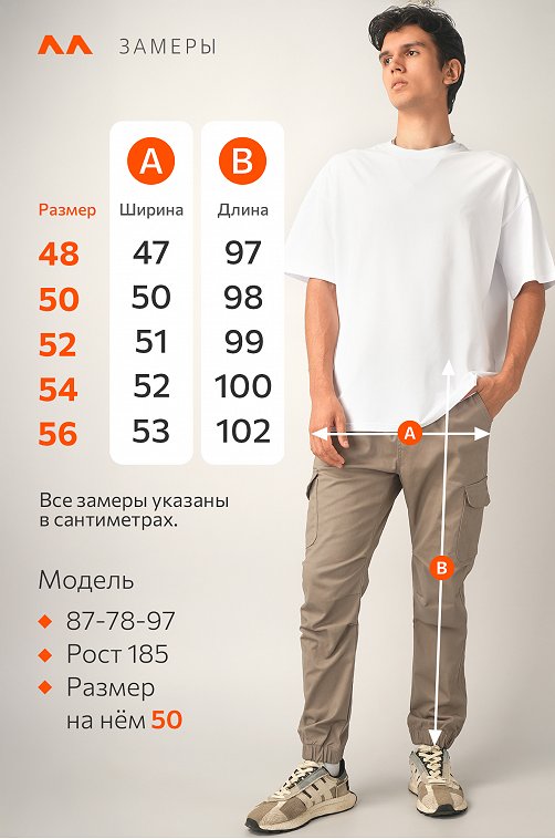 Мужские брюки-джоггеры Happyfox