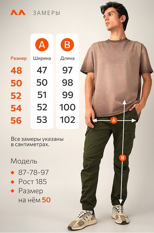 Мужские брюки-джоггеры Happyfox