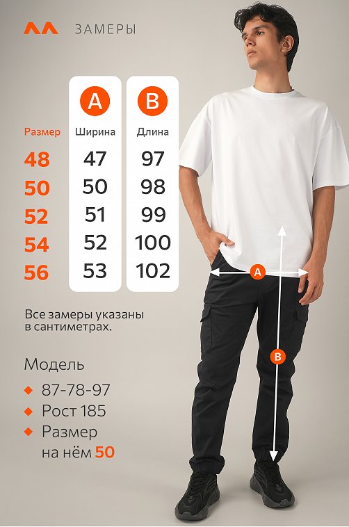 Мужские брюки-джоггеры Happyfox