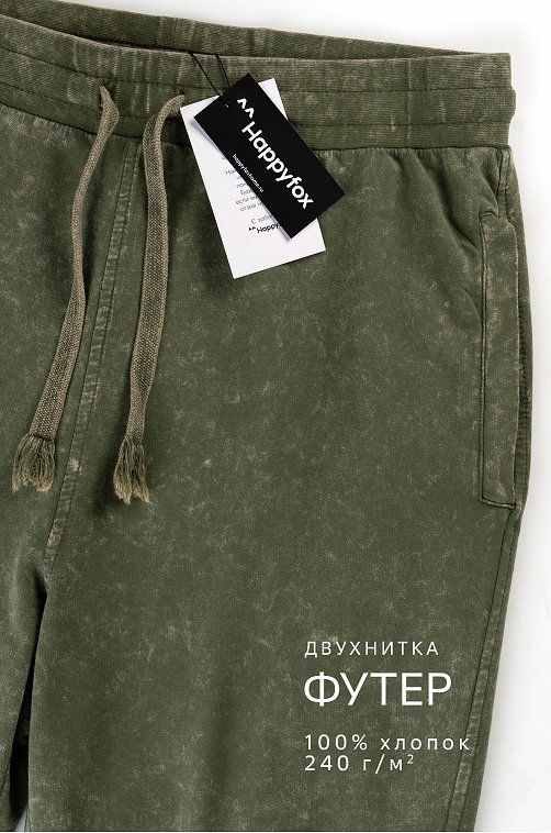 Мужские брюки из футера двухнитки Happyfox