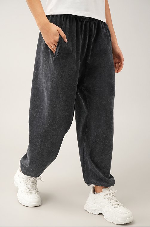 Женские брюки из футера двухнитки Happyfox